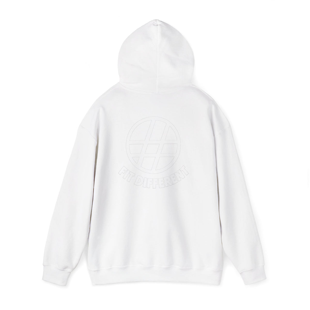 Fit Different Hoodie — Streetwear Logo Pullover with Script Sleeve
